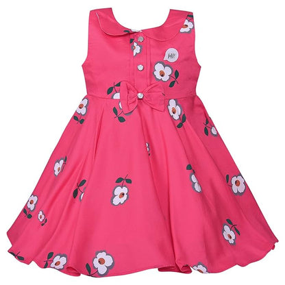Girls cotton Floral Printed Summer Dress