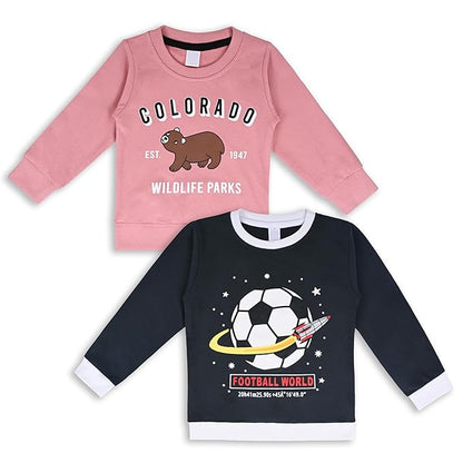 Combo Unisex Pack of 2  Printed Sweatshirts