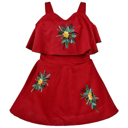 Girls Midi/Knee Length Casual Dress csl244t