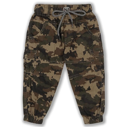 Boys Camouflage Printed Jogger Fit Jeans