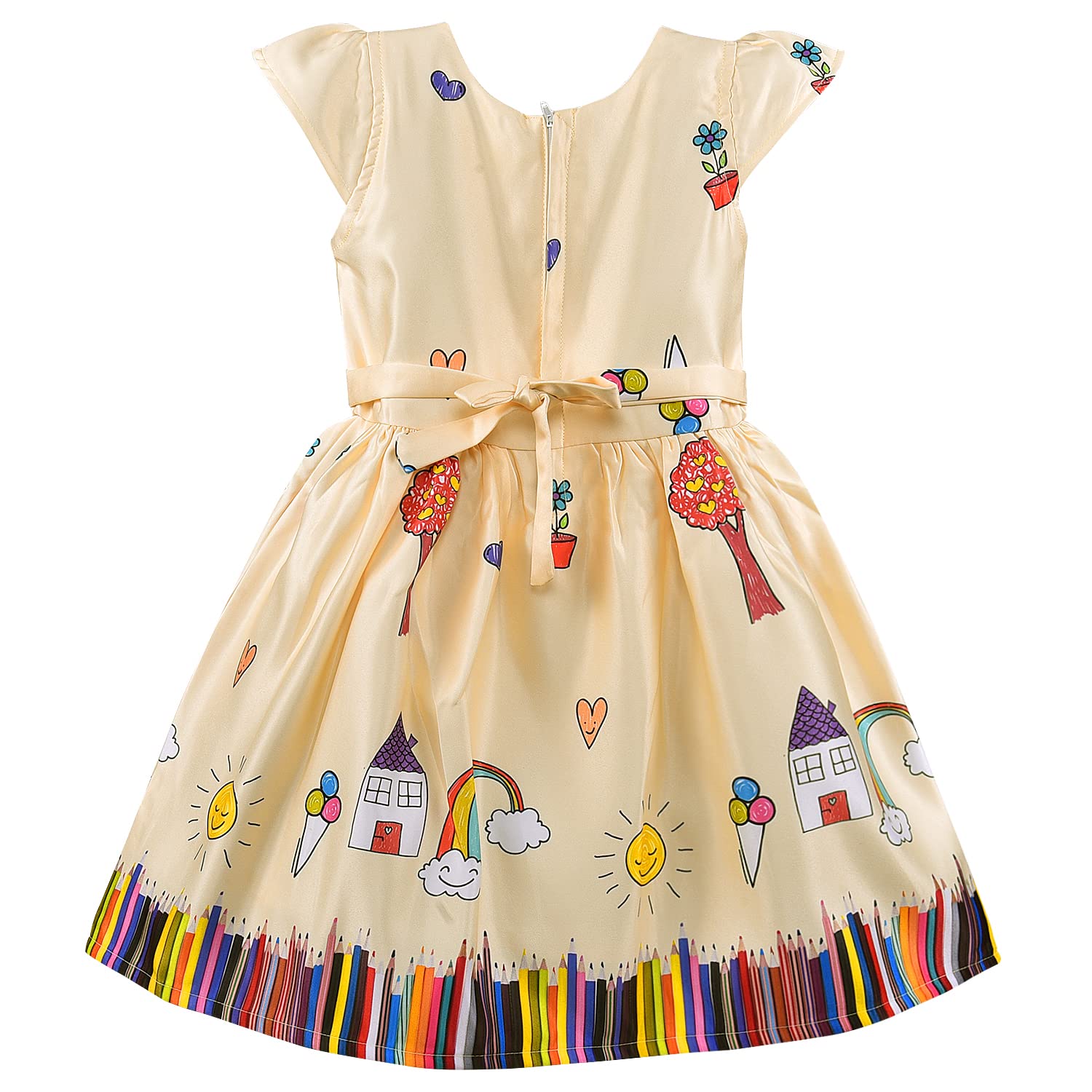 Baby Girls Casual Wear Frock Dress at Wholesale Price