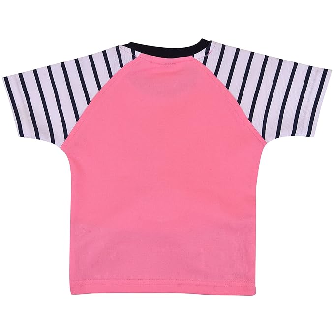 Boys Graphic Printed Striped Clothing set bt41bpk