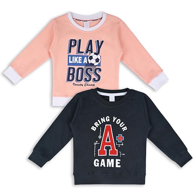 Buy Unisex Cotton Sweatshirt Online | Best Sweatshirt for Boys | Buy two Kids Sweatshirts Under 599