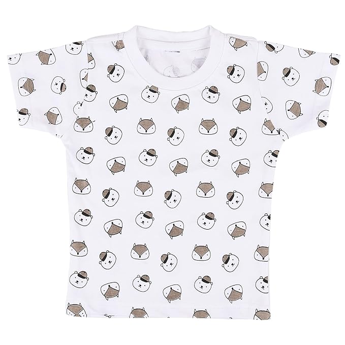 Boys  Summer Printed Dungaree Set