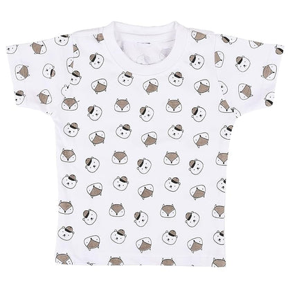 Boys  Summer Printed Dungaree Set
