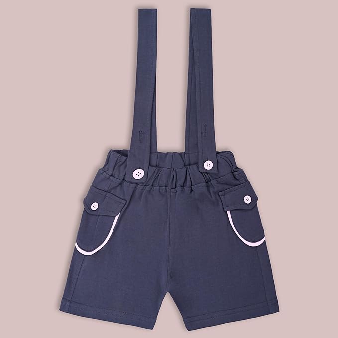 Boys Conversational Printed Cotton Dungaree Set bt687