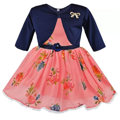 baby girls partywear frocks dress for girls fe3004pchJKTNBS