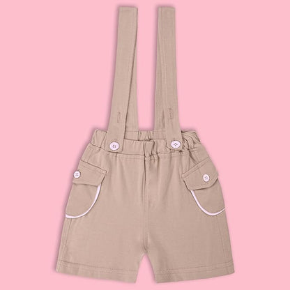 Boys Conversational Printed Cotton Dungaree Set bt687