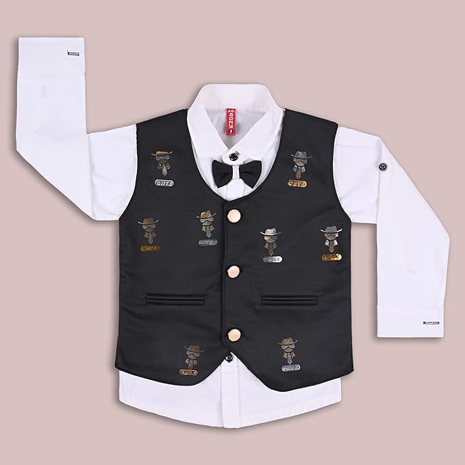 Shirt With Waistcoat And Pant For Boys