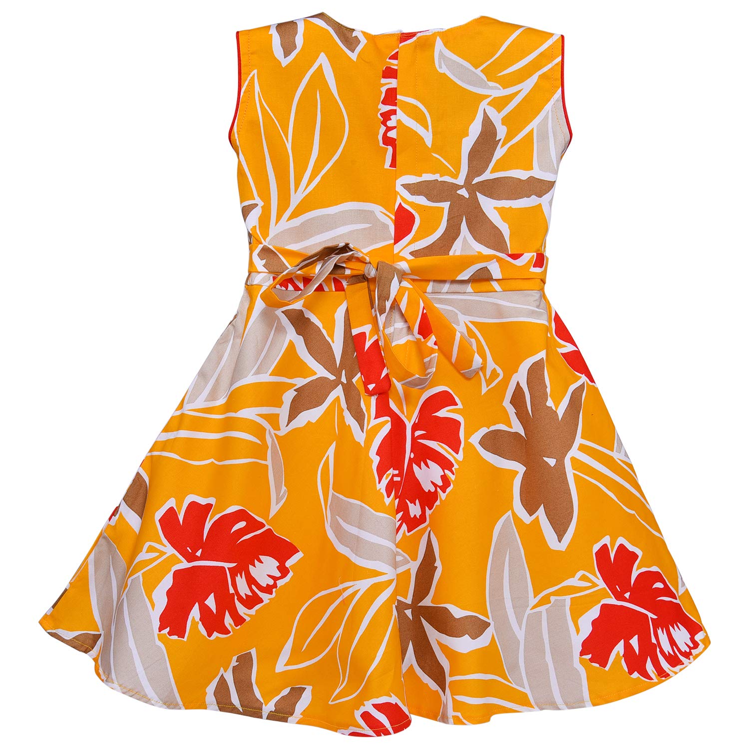 B2B Baby Girl Cotton Summer Dress Wholesale | Sleeveless Floral Casual Wear Bulk