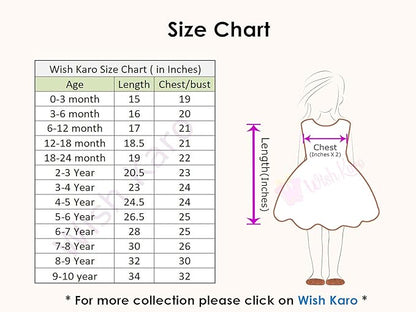 Kids Birthday Dress Frock (fe2635pchnw)