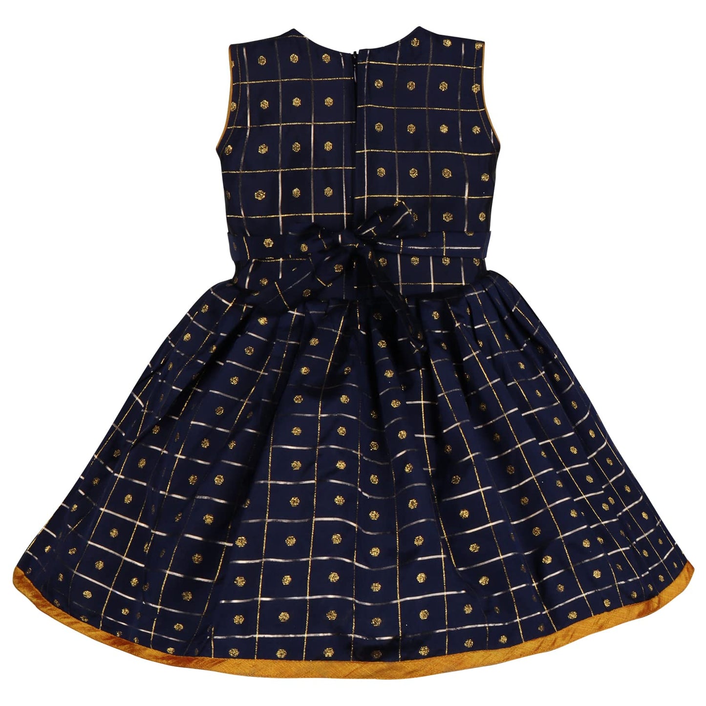 Girls Frock Dress for Kids-(fe3117nbchks)