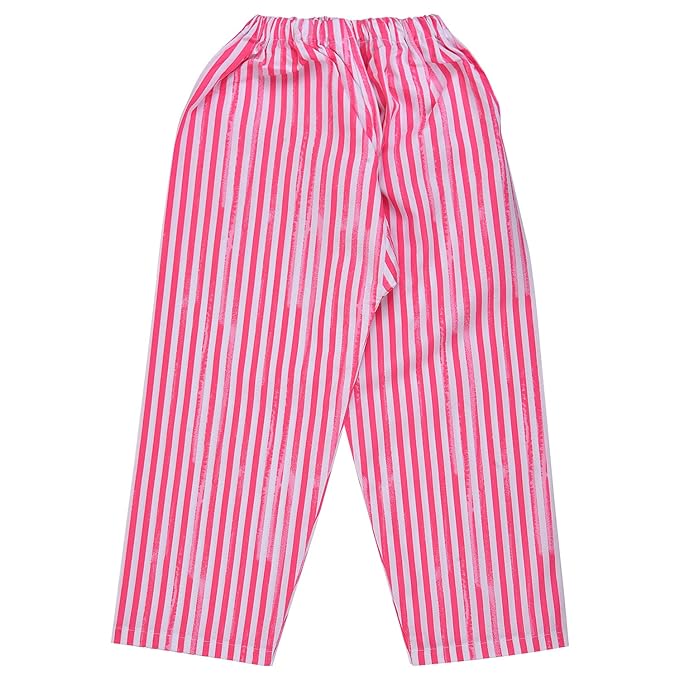 Unisex Printed Top and Bottom Pyjamas Night Dress nd50pnk