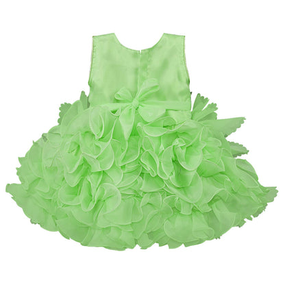 Baby Girls Frock Dress-fe2753grn -  Party Wear - frocks Party Wear - baby dress