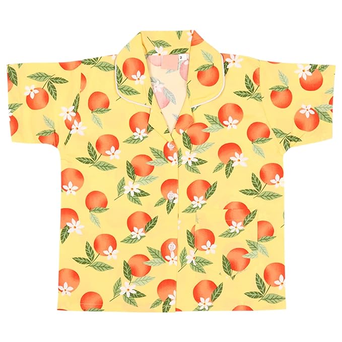 Unisex Printed Top and Bottom Pyjamas Night Dress ndp72y