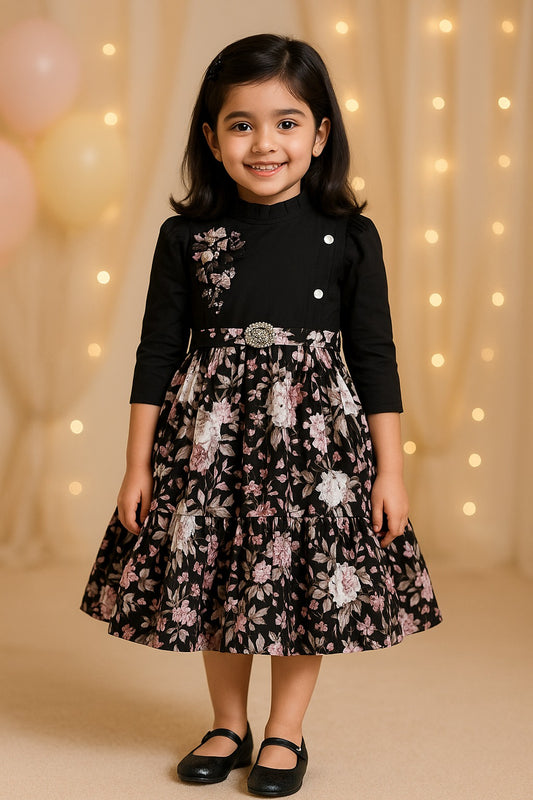 Baby Girls Casual Wear Frock Dress at Wholesale Price