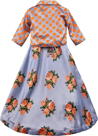 Girls Maxi/Full Length Casual Dress LF174y