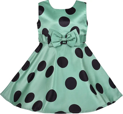 Girls Midi/Knee Length Casual DressÂ stn807grn