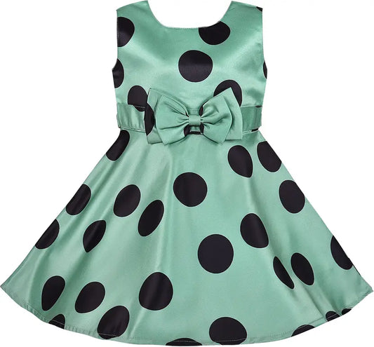 Girls Midi/Knee Length Casual DressÂ stn807grn