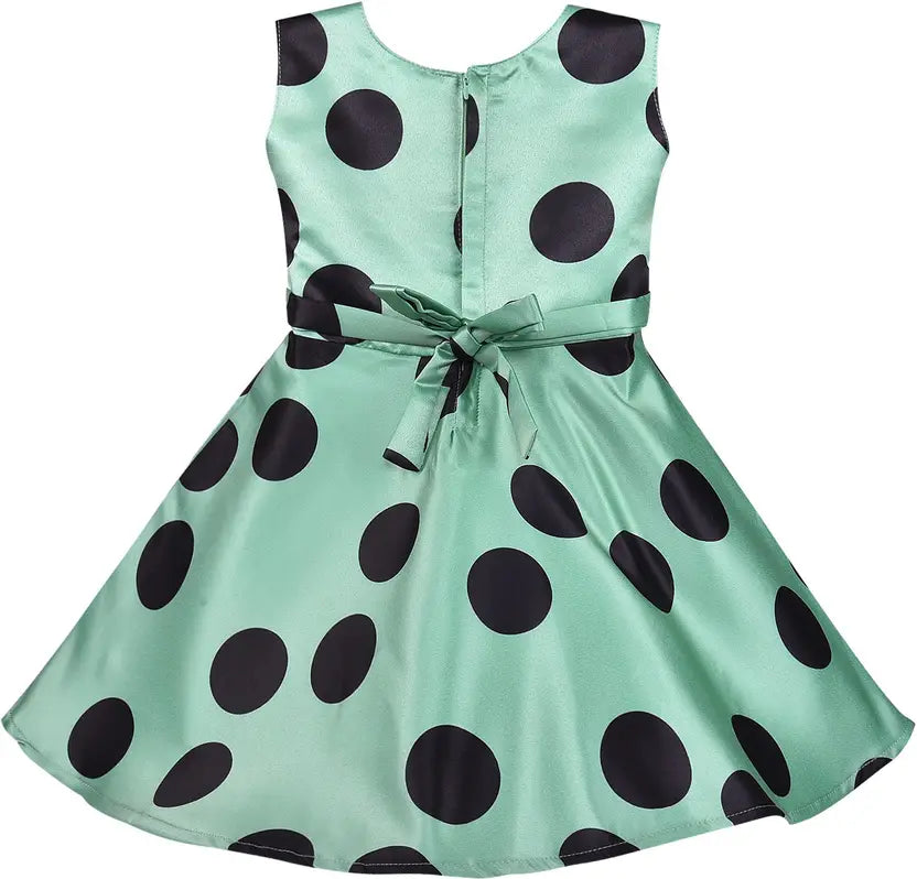 Girls Midi/Knee Length Casual DressÂ stn807grn
