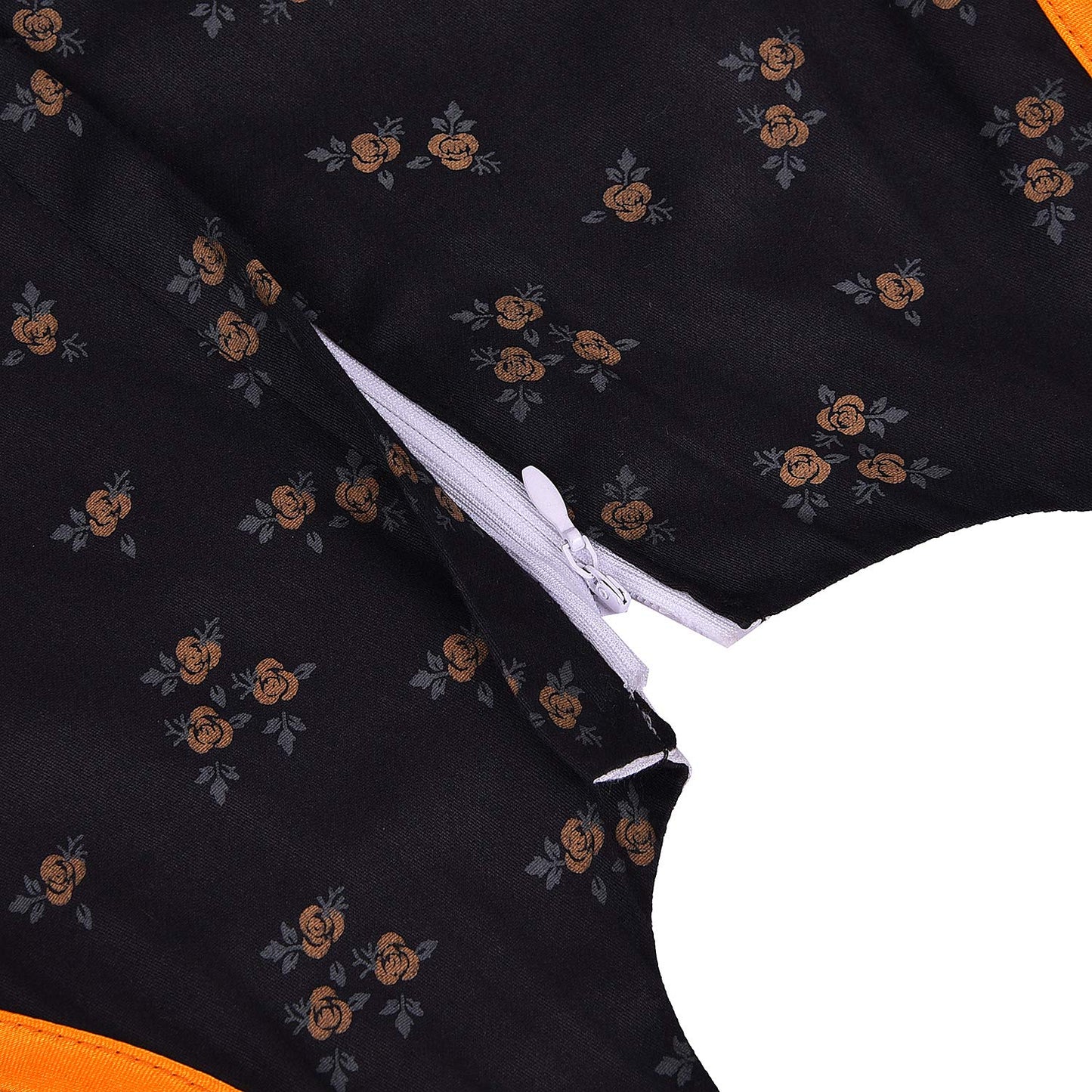 Girls Pure Cotton Floral Printed Summer Casual Dress