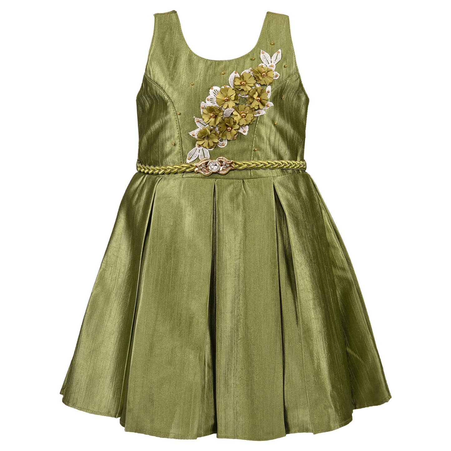 Baby Girls Party Wear Frock Birthday Dress For Girls bxa228grnnw -  Party Wear - frocks Party Wear - baby dress