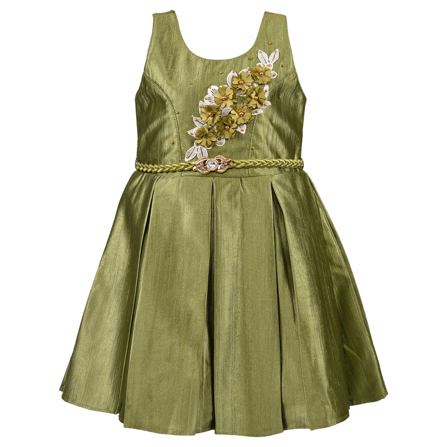 Baby Girls Party Wear Frock Birthday Dress For Girls bxa228grnnw -  Party Wear - frocks Party Wear - baby dress