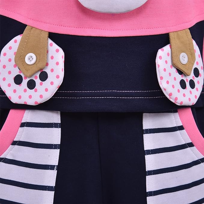 Boys Graphic Printed Striped Clothing set bt41bpk