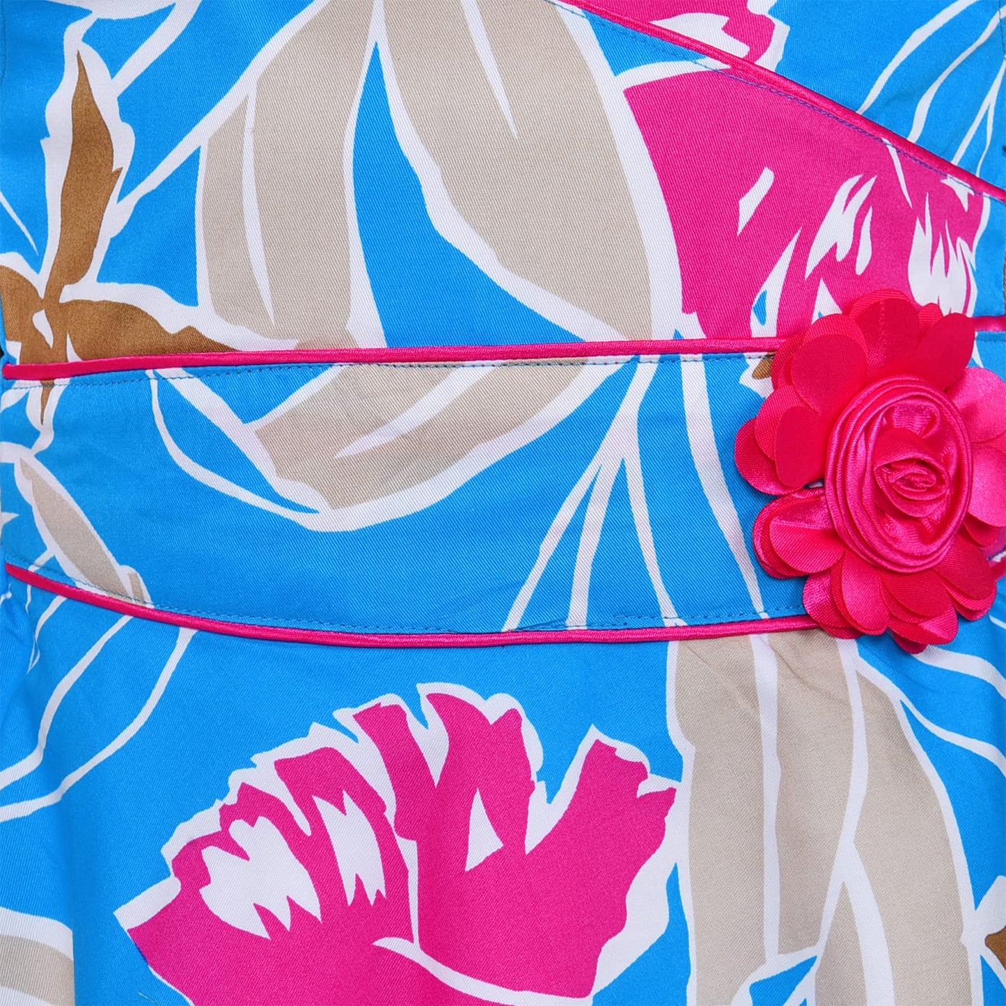 B2B Baby Girl Cotton Summer Dress Wholesale | Sleeveless Floral Casual Wear Bulk