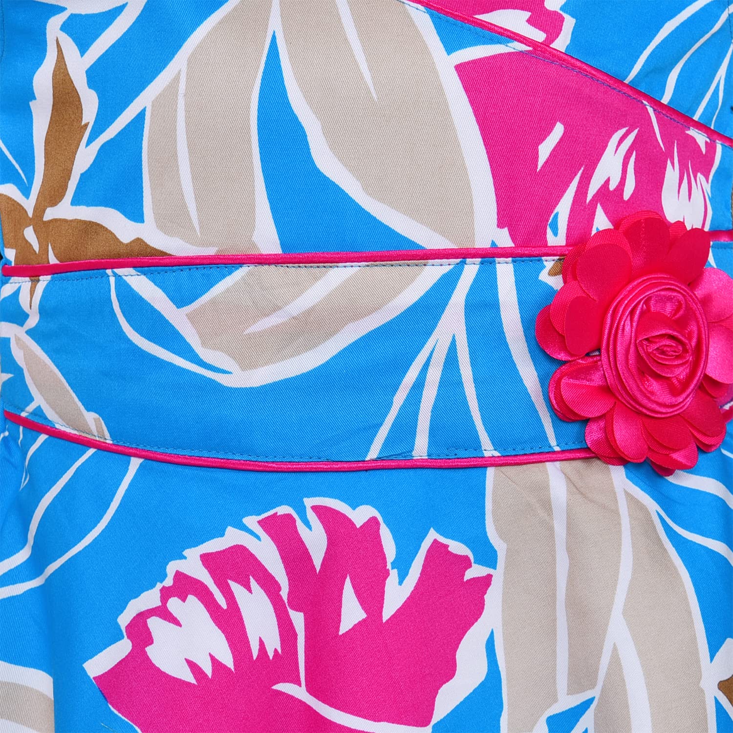 B2B Baby Girl Cotton Summer Dress Wholesale | Sleeveless Floral Casual Wear Bulk