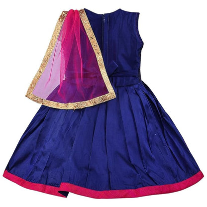 Girls Embroidered Ethnic Half saree dress Fe3133