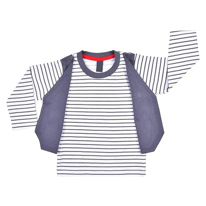 Cotton Clothing Set for Baby Boys hfs611gry
