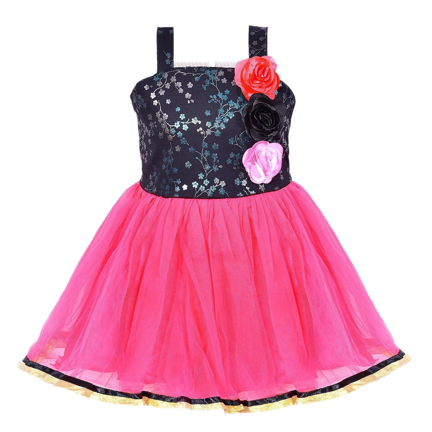 Baby Girls Party Wear Frock Dress fr913 -   Dresses