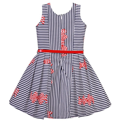 Baby Girls Cotton Frock Dress for Girls-bxa260rd -  Party Wear - frocks Party Wear - baby dress