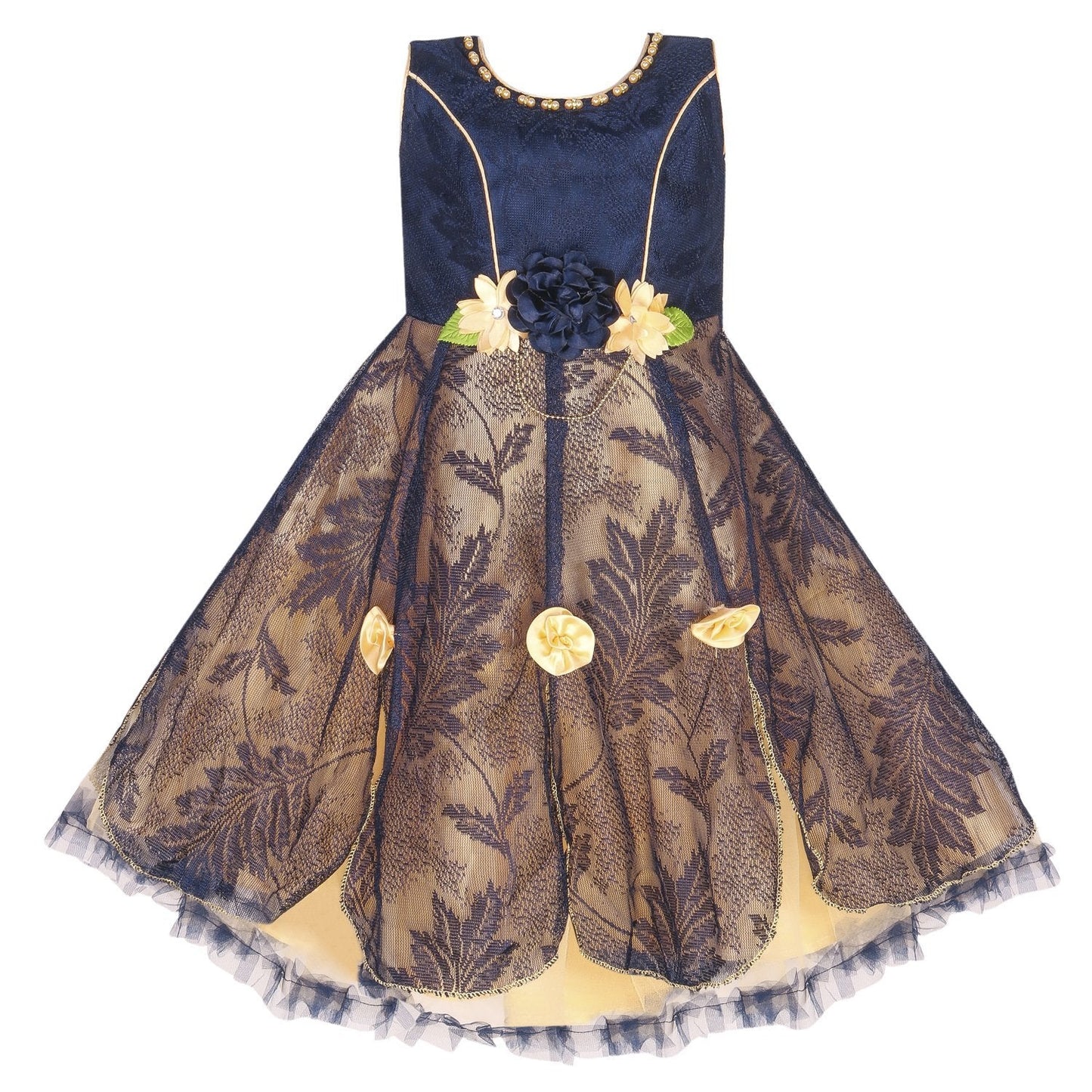 Girls Long Frock LF119nb -   Dresses