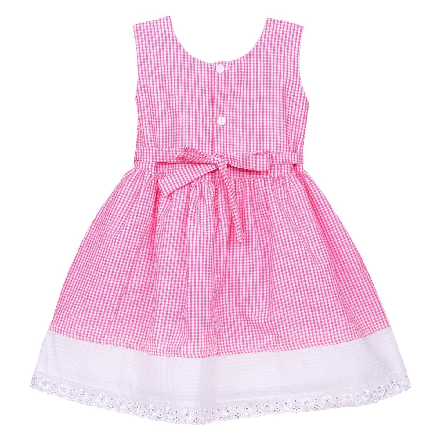 Baby Girls Cotton Frock Dress Ctn272P -  Cotton Wear - frocks Cotton Wear - baby dress