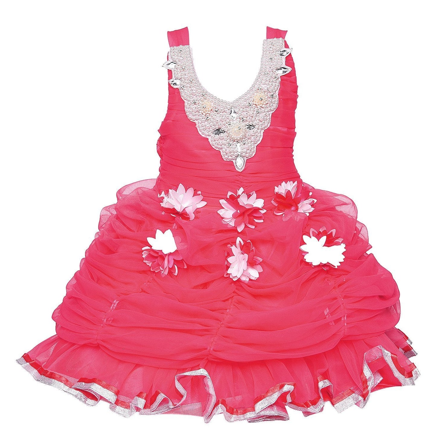 Baby Girls party wear Frock Dress FR 063t -   Dresses