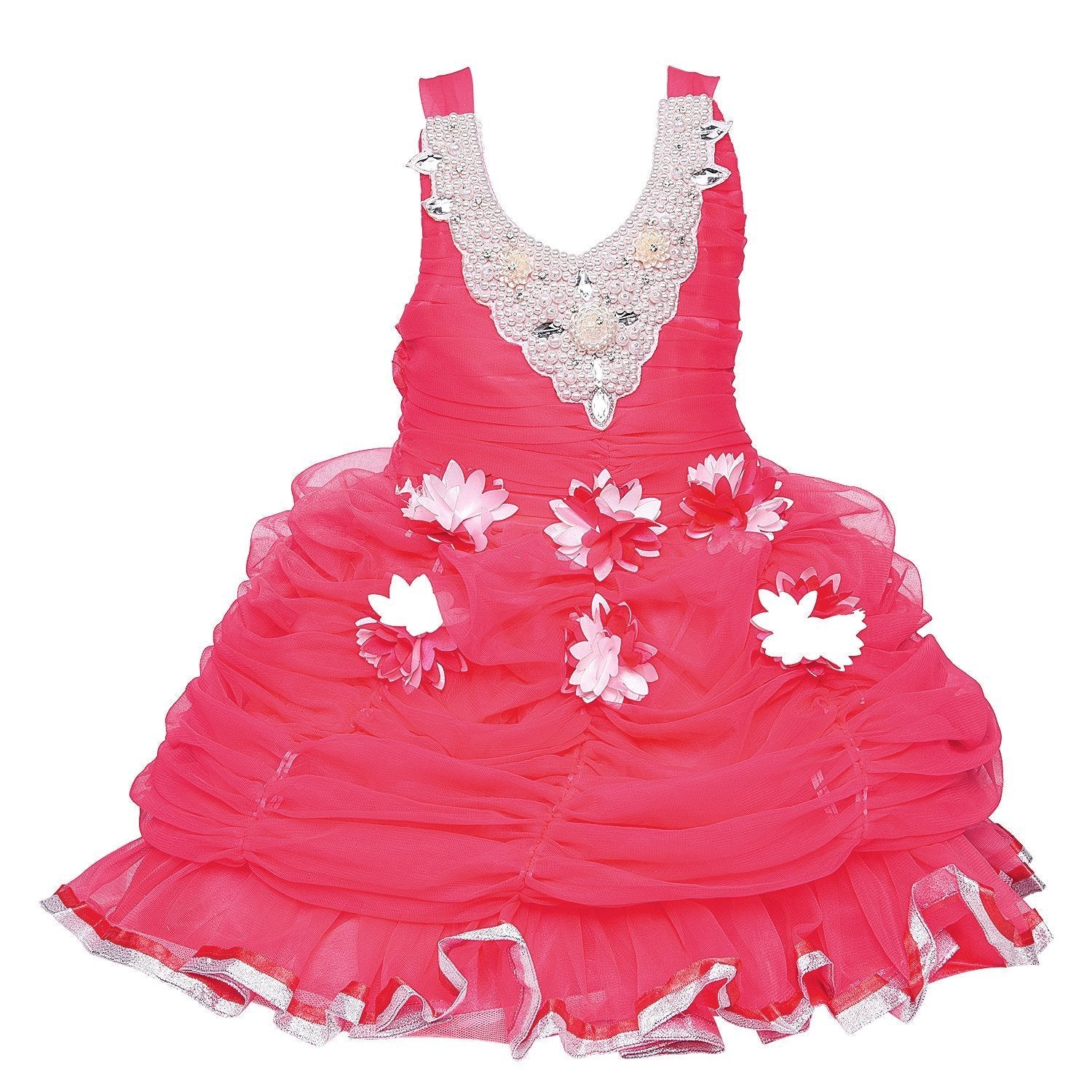 Baby Girls party wear Frock Dress FR 063t -   Dresses