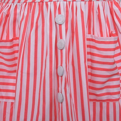 Girls Midi/Knee Length Casual Dress ctn333pnk