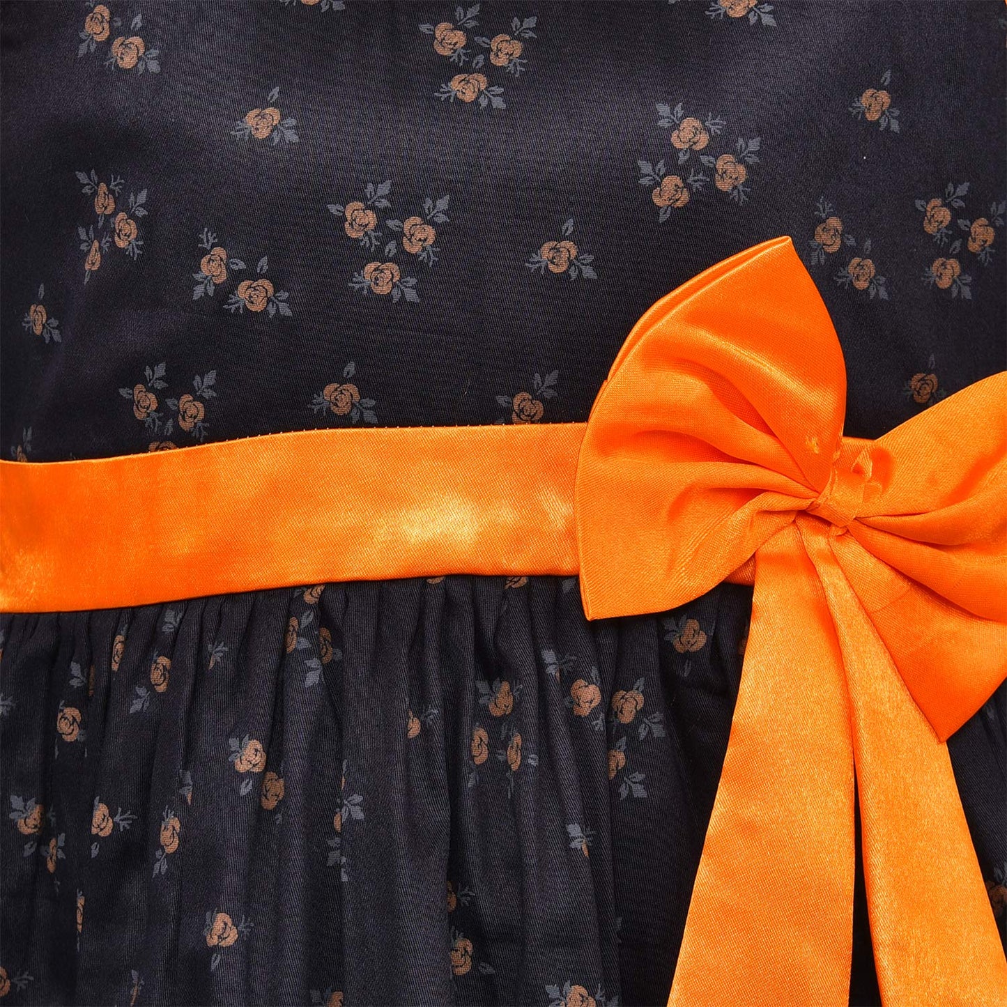 Girls Pure Cotton Floral Printed Summer Casual Dress