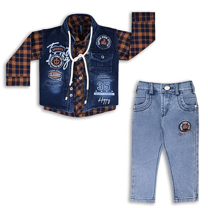 Shirt With Waistcoat And Pant For Boys