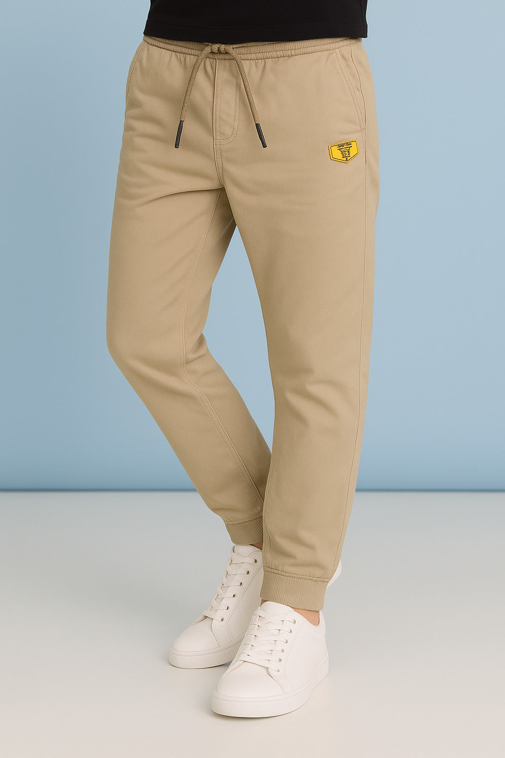 Boys Cotton Elastic Casual Trouser js122