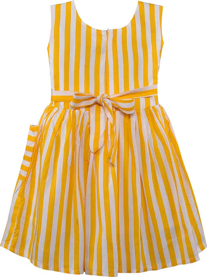 Girls Midi/Knee Length Casual Dress ctn333y