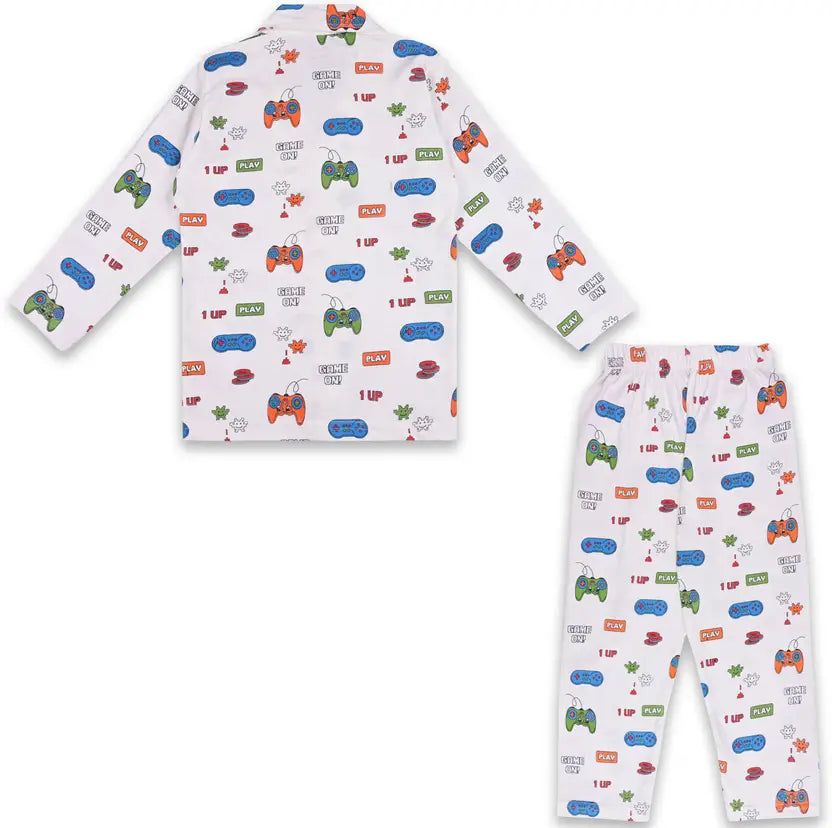 Boys Cartoon Printed Night suit Set ndp80crm