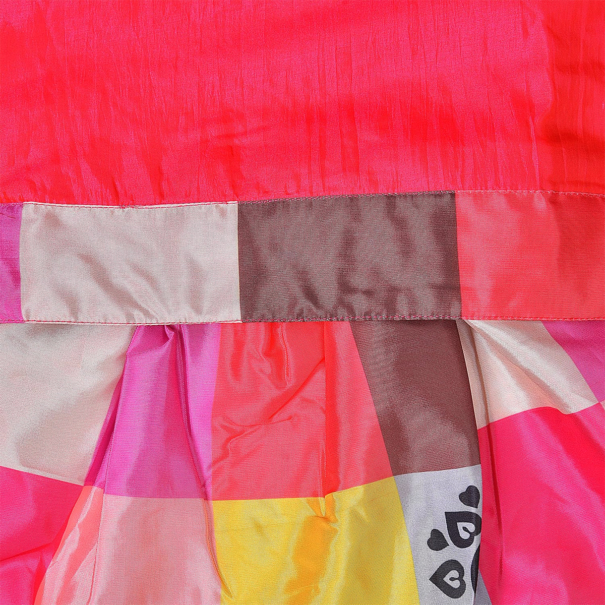 Girls Checked Pattern Skirt Top Set