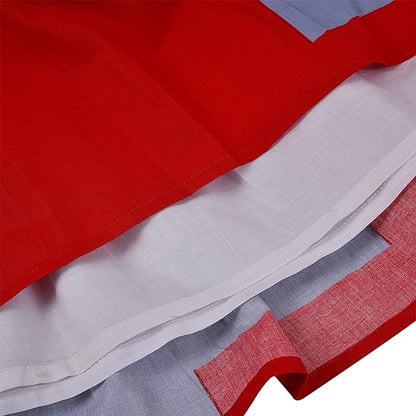 Girls Pure Cotton Colour Block Summer Dress ctn556