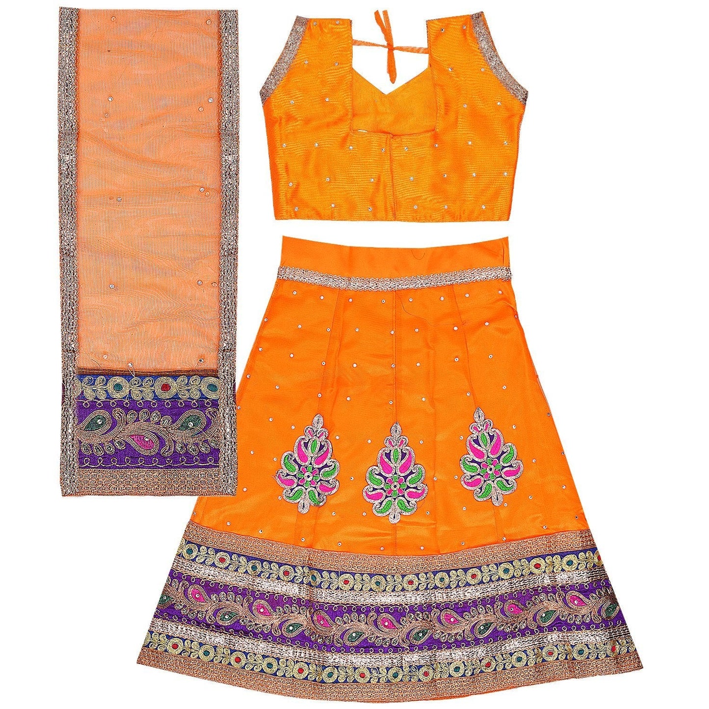 Girl's Leghnga Choli GC 127y -   Dresses