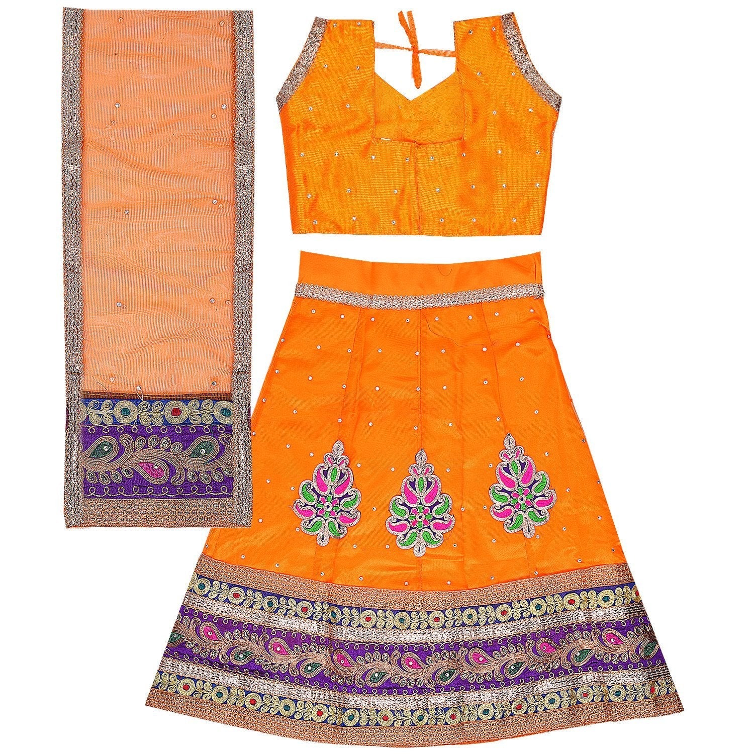 Girl's Leghnga Choli GC 127y -   Dresses