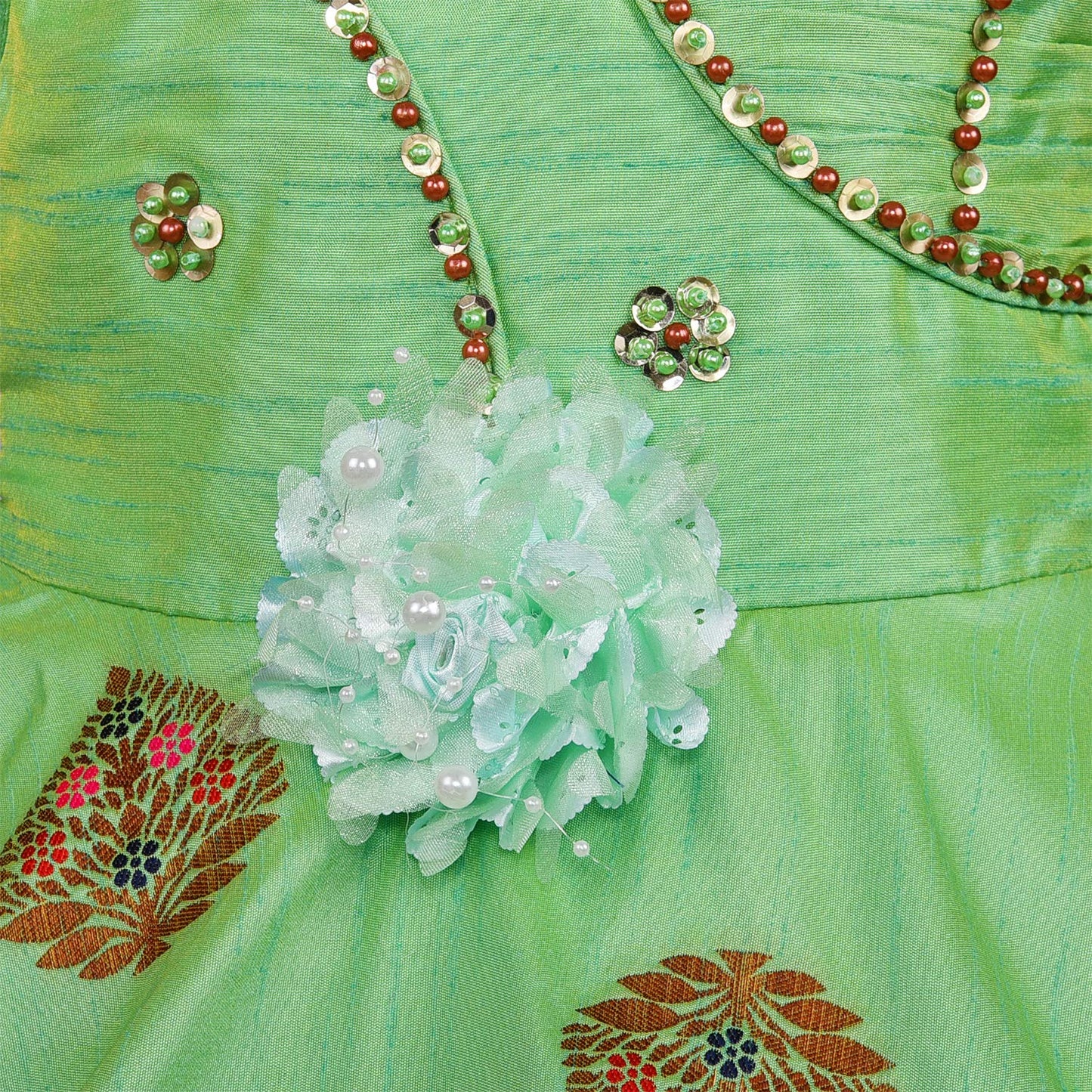 Baby Girls Frock Dress-fe2737sg -   - frocks  - baby dress