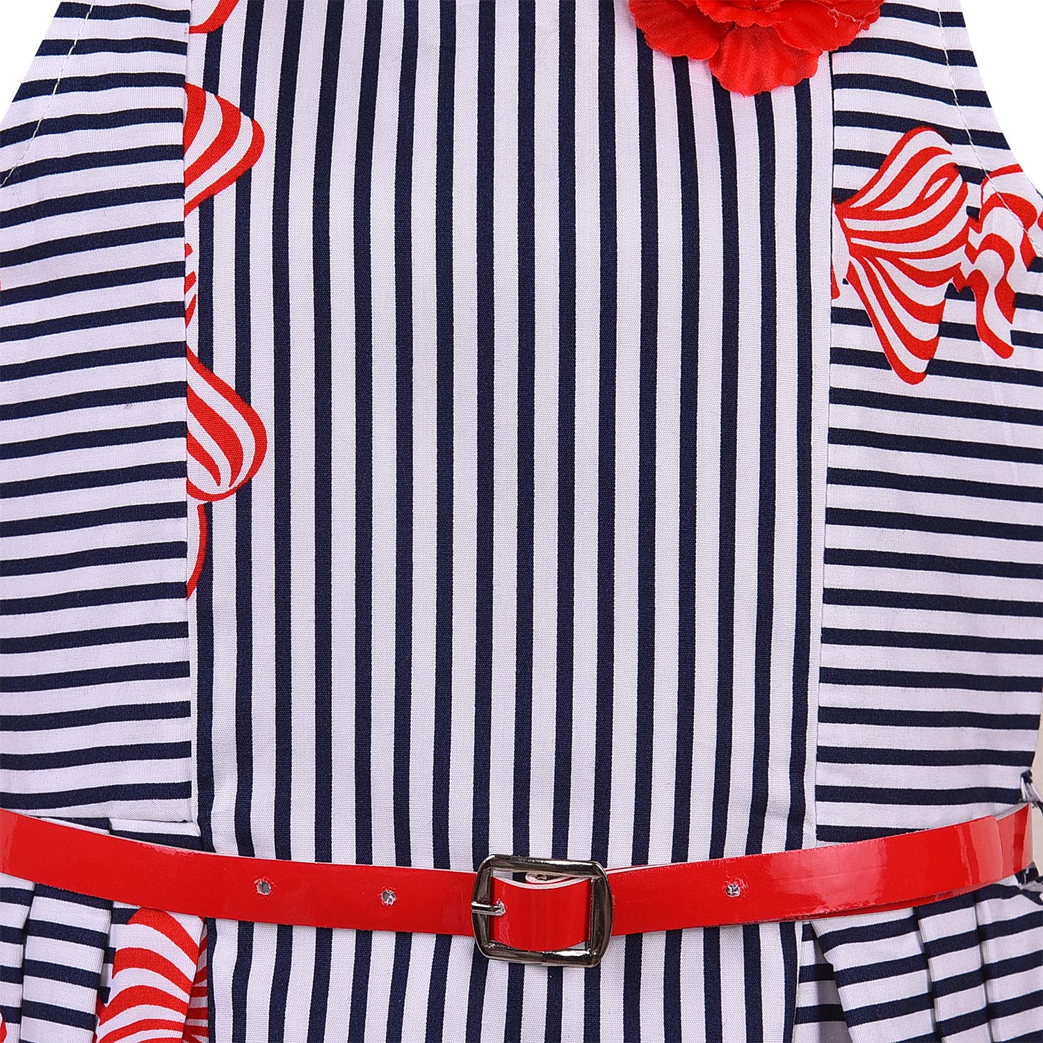 Baby Girls Cotton Frock Dress for Girls-bxa260rd -  Party Wear - frocks Party Wear - baby dress